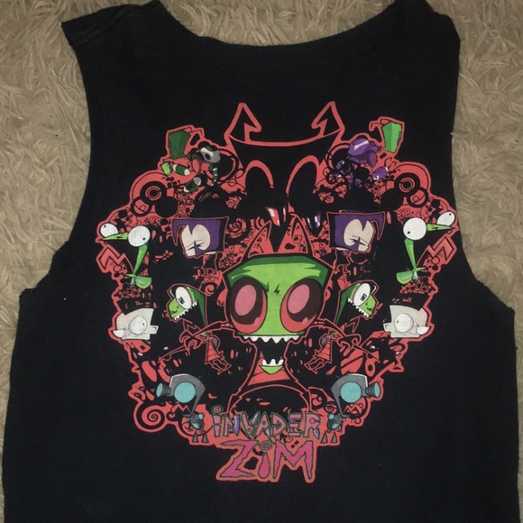 -SOLD- Vintage Invader Zim Tank  Nickelodeon M - Picture 2 of 7